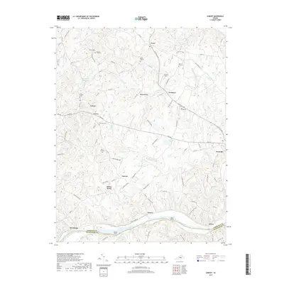 2019 Map of Esmont, 2019 Print