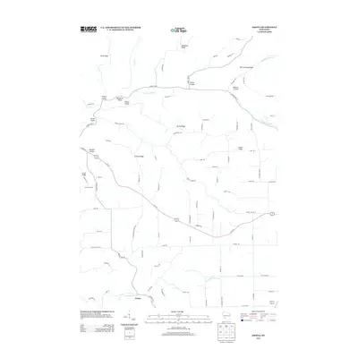 2013 Map of Esofea, 2013 Print