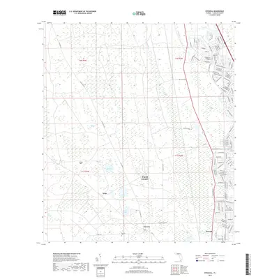 2018 Map of Espanola, 2018 Print