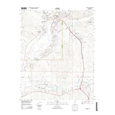 2013 Map of Espanola, 2013 Print