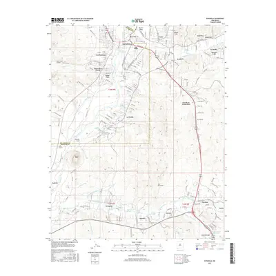 2017 Map of Espanola, 2017 Print