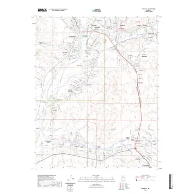 2023 Map of Espanola, 2023 Print