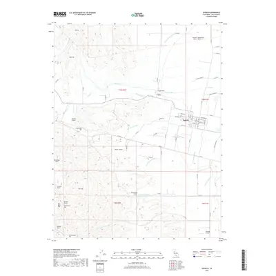 2018 Map of Esparto, 2018 Print