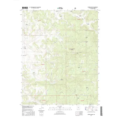 2017 Map of Espinosa Ranch, 2017 Print