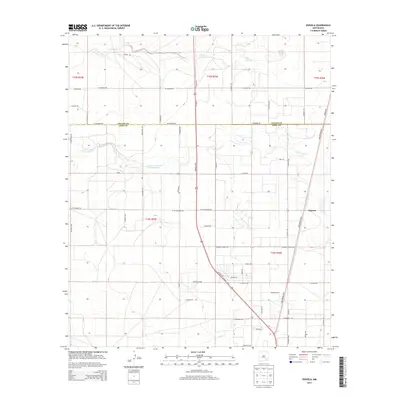 2013 Map of Espuela, 2013 Print