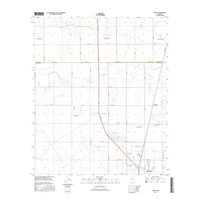 2017 Map of Espuela, 2017 Print