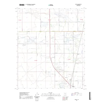 2023 Map of Espuela, 2023 Print