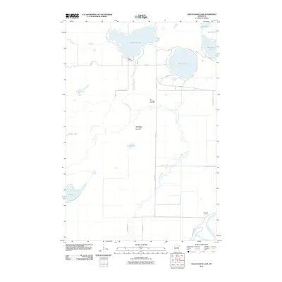 2010 Map of Esquagamah Lake, 2010 Print