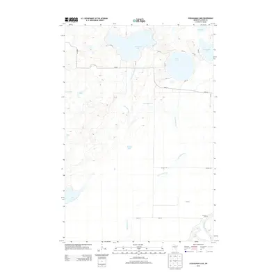 2013 Map of Esquagamah Lake, 2013 Print