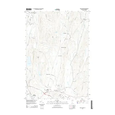 2015 Map of Essex Center, 2015 Print