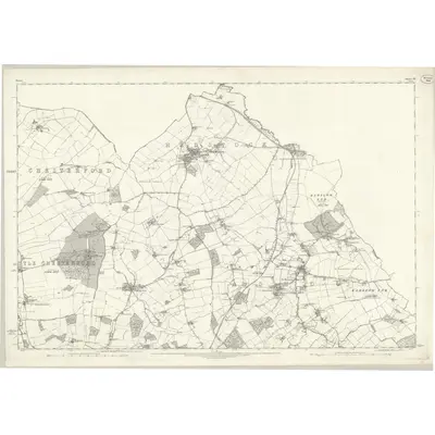 1877 Map of Essex III, 1880 Print