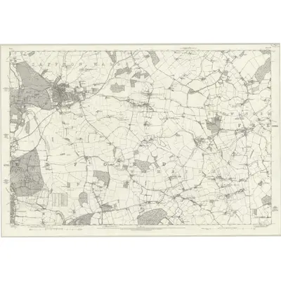 1877 Map of Essex IX, 1881 Print