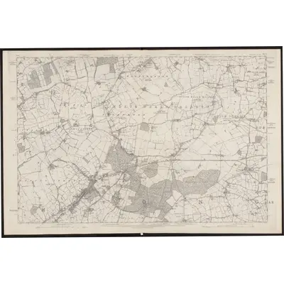 1873 Map of Essex L, 1881 Print