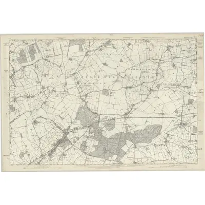 1873 Map of Essex L, 1881 Print
