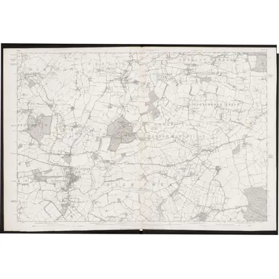 1873 Map of Essex LI, 1881 Print