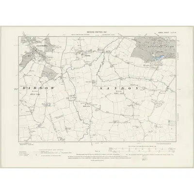1895 Map of Essex LIII.SW, 1897 Print