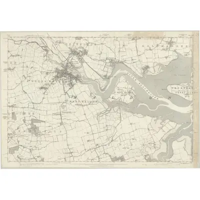 1873 Map of Essex LIV, 1881 Print