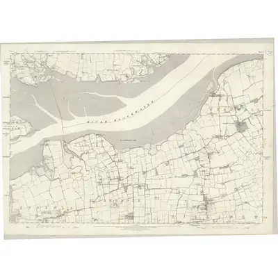 1874 Map of Essex LV, 1881 Print