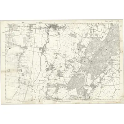 1870 Map of Essex LVII, 1881 Print