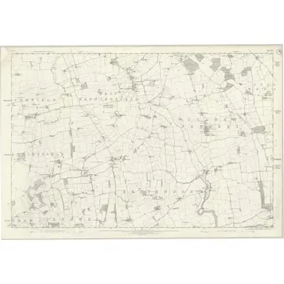 1873 Map of Essex LXI, 1880 Print