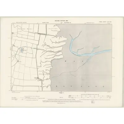 1895 Map of Essex LXIV.NW, 1897 Print