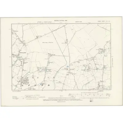 1895 Map of Essex LXVI.SW, 1898 Print