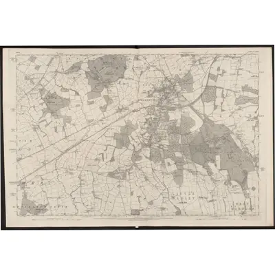 1866 Map of Essex LXVII, 1881 Print
