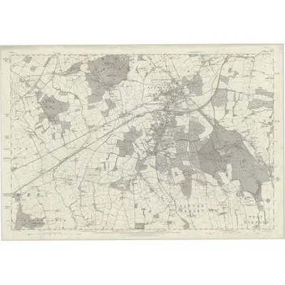 1866 Map of Essex LXVII, 1881 Print