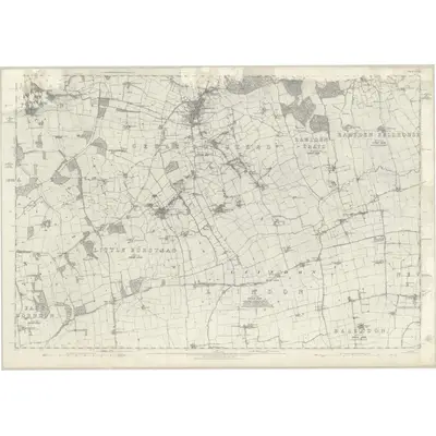 1866 Map of Essex LXVIII, 1881 Print