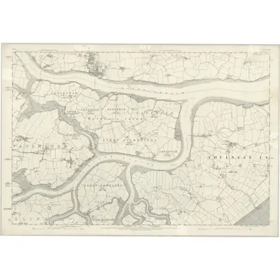 1873 Map of Essex LXXI, 1880 Print