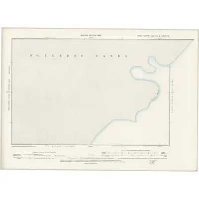 1895 Map of Essex LXXII.NE & LXXIIA.NW, 1898 Print
