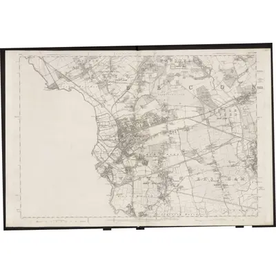 1863 Map of Essex LXXIII, 1873 Print