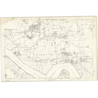 1863 Map of Essex LXXXIII, 1873 Print
