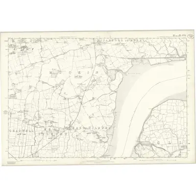 1863 Map of Essex LXXXIV, 1873 Print