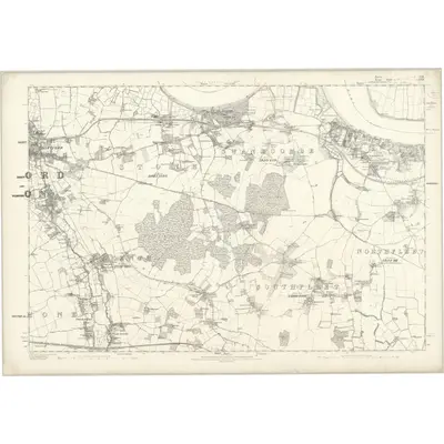 1863 Map of Essex LXXXVIII, 1872 Print