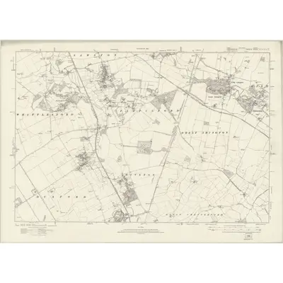1919 Map of Essex nI, 1924 Print