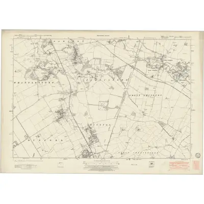 1946 Map of Essex nI, 1951 Print