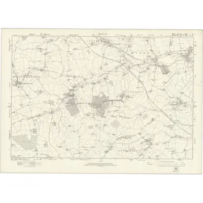 1919 Map of Essex nIX, 1924 Print