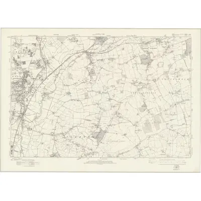 1915 Map of Essex nLI, 1923 Print