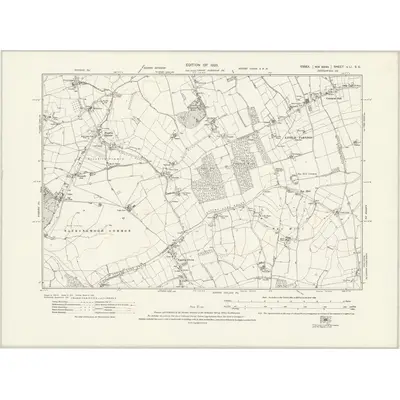 1915 Map of Essex nLI.SE, 1923 Print