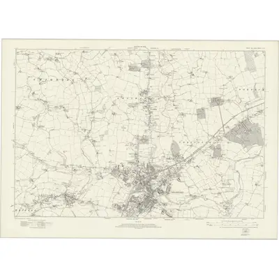 1919 Map of Essex nLIV, 1924 Print