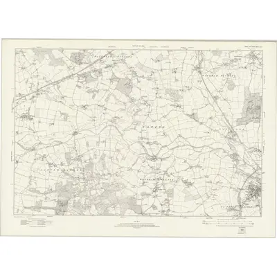 1919 Map of Essex nLV, 1924 Print