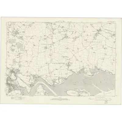 1920 Map of Essex nLVI, 1924 Print