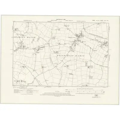 1920 Map of Essex nLVI.NE, 1924 Print