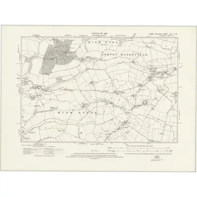1915 Map of Essex nLXII.NW, 1923 Print
