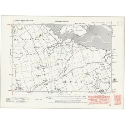 1938 Map of Essex nLXV.NW, 1946 Print