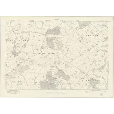 1915 Map of Essex nLXX, 1921 Print