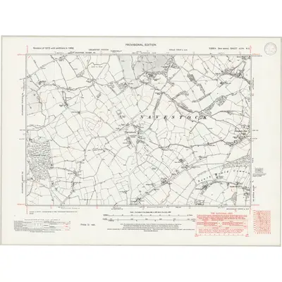 1938 Map of Essex nLXX.NE, 1946 Print
