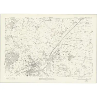 1915 Map of Essex nLXXI, 1921 Print