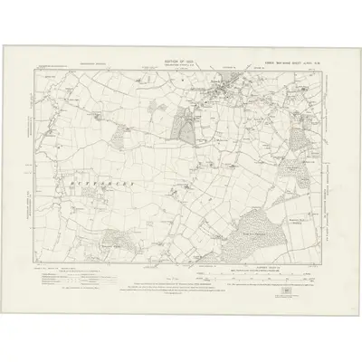 1919 Map of Essex nLXXII.NW, 1923 Print
